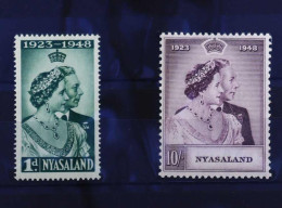 Nyassaland, 1948, 87 - 88, Postfrisch - Sonstige - Afrika