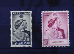 Ascension, 1948, 13 - 14, Postfrisch - Ascensione