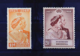 Nord-Rhodesien, 1948, 48 - 49, Postfrisch - Otros - África