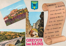 04-GREOUX LES BAINS-N°3737-C/0371 - Gréoux-les-Bains