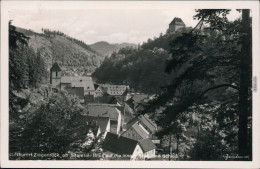 Ziegenrück/Saale Panorama-Ansicht Mit Saaletal, Innere Stadt U. Schloss 1942 - Ziegenrück