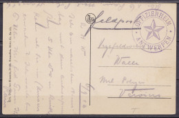 CP Anvers Datée 6 Septembre 1918 En Franchise Feldpost Pour VERVIERS - Cachet "OFFIZIERHEIM / ANTWERPEN" - Duits Leger