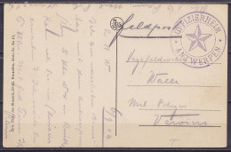 CP Anvers Datée 6 Septembre 1918 En Franchise Feldpost Pour VERVIERS - Cachet "OFFIZIERHEIM / ANTWERPEN" - Armée Allemande