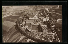 AK Bietigheim B. Stuttgart, Fliegeraufnahme Des Linoleum-Werkes  - Stuttgart