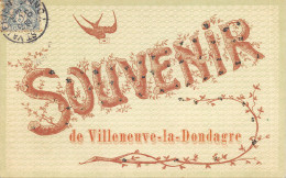 89-VILLENEUVE LA DONDAGRE-N 6007-H/0369 - Villeneuve-la-Dondagre