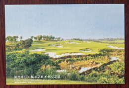 Golf Course,China 2011 Sunny Haikou City City Of Entertainment And Taste Advertising Pre-stamped Card - Golf