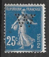 708	N°	140	Perforé	-	W 2	-	WORMS ET Cie - Used Stamps