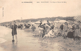 14-TROUVILLE SUR MER-LA PLAGE A L HEURE DU BAIN-N 6010-C/0233 - Trouville