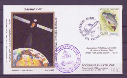 Espace 1991 01 16 - CNES - Ariane V41 - Satellite EUTELSAT IIF2 - Europe