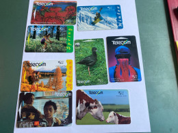 - 1 - New Zealand 8 Different Phonecards Some Thematic McDonalds Animal - New Zealand