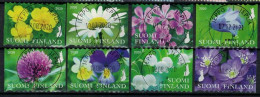 2020 Finland, Wild Flowers, Complete Fine Used Set. - Gebraucht