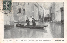 45-ORLEANS-CRUE DE LA LOIRE 1907-BARQUE RUE DES CHARRETIERS-N 6010-F/0009 - Orleans