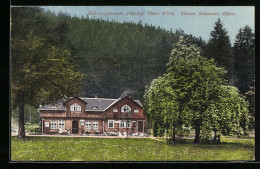 AK Oberhof / Thür., Wald, Gasthaus Untere Schweizer Hütte  - Oberhof