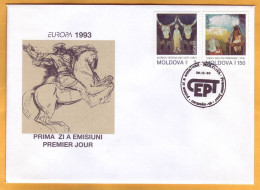 1993 Moldova Moldavie Moldau FDC  Europa-cept - 1993