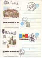 1991; Moldova;  Cantemir; Kogalniceanu Two Postal Envelope. Special Cancellation - Moldavië