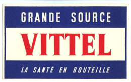 Buvard  18.5 X 11.6  Eau De VITTEL  Grande Source  Vermillon - Sprudel & Limonade