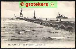 PORT-SAID The Breakwater/La Jetée Sent ± 1929? - Port-Saïd