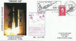 Espace 1991 03 03 - CSG - Ariane V42 - Lanceur - Europa