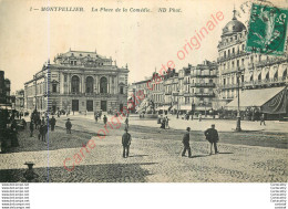 34.  MONTPELLIER .  La Place De La Comédie . - Montpellier