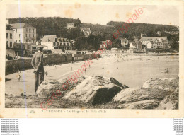 29.  TREBOUL .  La Plage Et Le Bois D'Isis . - Tréboul