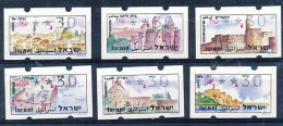 TIMBRE STAMP ZEGEL ISRAEL VIGNETTES D' AFFRANCHISSEMENT OU DE DISTRIBUTEUR  6 VALEURS  XX - Sonstige & Ohne Zuordnung