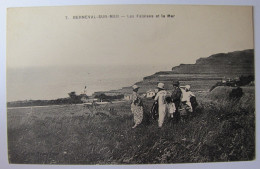 FRANCE - SEINE MARITIME - BERNEVAL-sur-MER - Les Falaises Et La Mer - Berneval