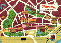 F0660 - Wittenberg Stadtplan Straßenkarte - Entwurf Richter Karl Marx Stadt - Bild Und Heimat Reichenbach - Cartes Géographiques