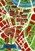 C1678 - Dresden Stadtplan Straßenkarte - Entwurf Borck Karl Marx Stadt - Bild Und Heimat Reichenbach - Mapas