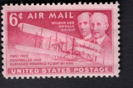 200106312 1949 (XX) SCOTT C45 POSTFRIS MINT NEVER HINGED - WRIGHT BROTHERS - AIRPLANE - 2b. 1941-1960 Nuovi