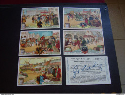 Original Old Cards Chromos Liebig S 815 Les Factoreries Complet - Liebig