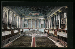 AK Wiesbaden, Curhaus-Grosser Concertsaal Mit Orgel & Orchester  - Wiesbaden