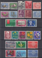 Switzerland / Helvetia / Schweiz / Suisse 1959 - 1960 ⁕ Nice Collection / Lot Of 24 Used Stamps - See All Scan - Usados