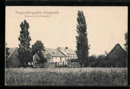 AK Königsbrück, Truppenübungsplatz, Am Verlassenen Dorf Quosdorf  - Koenigsbrueck