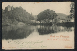 AK Tharandt, Ruine, Kirche Und Schlossteich  - Tharandt