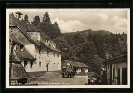 AK Zwiesel / Bayr. Wald, Gasthaus Waldhaus Mit Falkenstein  - Zwiesel