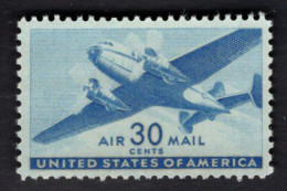 200217117 SCOTT C30 (XX) POSTFRIS MINT NEVER HINGED - TWIN MOTORED TRANSPORT PLANE - 2b. 1941-1960 Nuovi