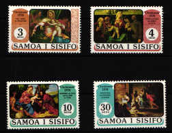 Samoa 306-309 Postfrisch Weihnachten #IJ711 - Samoa