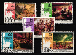 Samoa 328-332 Postfrisch 200 Jahre Unabhängigkeit Der USA #IJ717 - Samoa