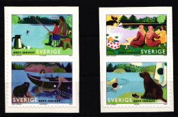 Schweden 2534–2537 Postfrisch 2 Paare Selbstklebend Picknick #IJ908 - Other & Unclassified