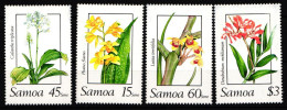 Samoa 669-672 Postfrisch Blumen Orchideen #IJ754 - Samoa