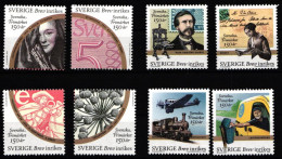 Schweden 2474-2481 Postfrisch 4 Paare 150 Jahre Schwedische Briefmarken #IJ868 - Other & Unclassified