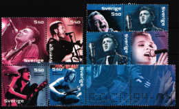 Schweden 2426–2433 Postfrisch 50 Jahre Rockmusik #IJ841 - Other & Unclassified