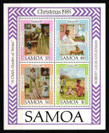 Samoa Block 37 Mit 576-579 Postfrisch Weihnachten #IJ757 - Samoa