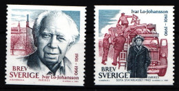 Schweden 2241-2242 Postfrisch 100. Geburtstag Von Ivar Lo-Johansson #IJ778 - Altri & Non Classificati