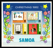 Samoa Block 29 Mit 490-493 Postfrisch Weihnachten #IJ752 - Samoa