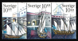 Schweden 2528-2530 Postfrisch Dreierstreifen Festung Suomenlinna #IJ904 - Altri & Non Classificati