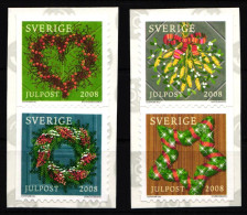 Schweden 2667-2670 Postfrisch Selbstklebend Weihnachten Türdekoration #IJ982 - Altri & Non Classificati