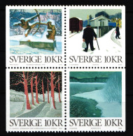Schweden 2561-2564 Postfrisch Viererblock Weihnachten #IJ917 - Altri & Non Classificati