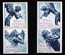 Schweden 2506-2509 Postfrisch 2 Paare Weihnachten Weihnachtsengel #IJ886 - Altri & Non Classificati