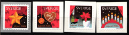 Schweden 2557-2560 Postfrisch Selbstklebend Weihnachten Fensterschmuck #IJ919 - Altri & Non Classificati